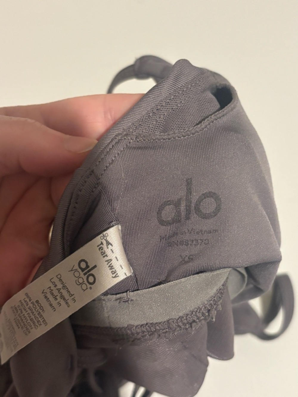 Alo Yoga Lavish Bra in Purple Dusk XS EUC Mesh Band - Picture 8 of 10